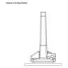 Window Handle Wedgeless High Profile Right & Left Hand 93mm Black