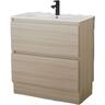 Aspen Floor Standing /Wall Hung Vanity 750 mm Oak