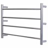 Heated Towel Rail 4 Bars Round High Polished