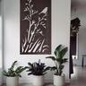 Flax Decorative Screen 900 x 1800mm WPC Black