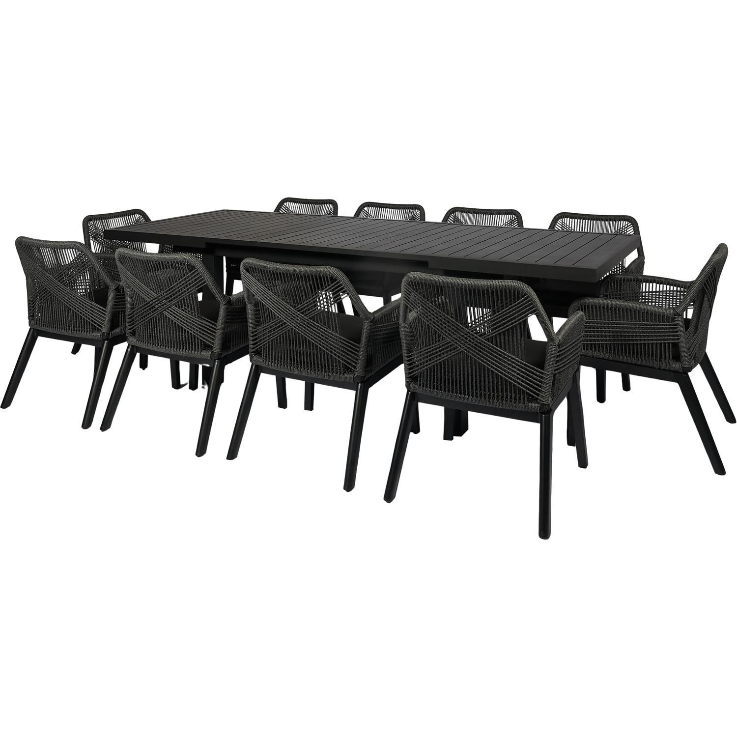 Outdoor Dining Setting 11 Piece