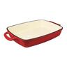 Rectangle Roaster 390x235mm Enamel Cast Iron Red