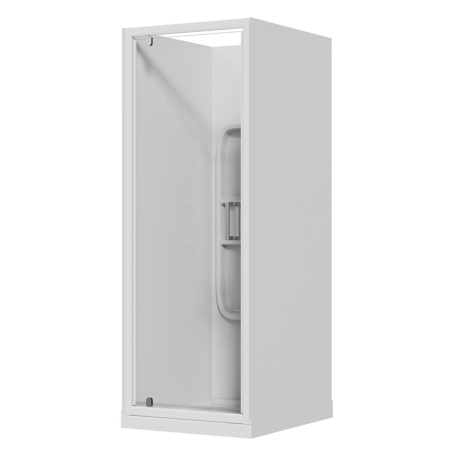 Alcove Side Mould Acrylic Shower 750 x 900 x 2015mm White
