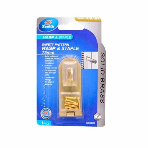 Safety Pattern Hasp & Staple