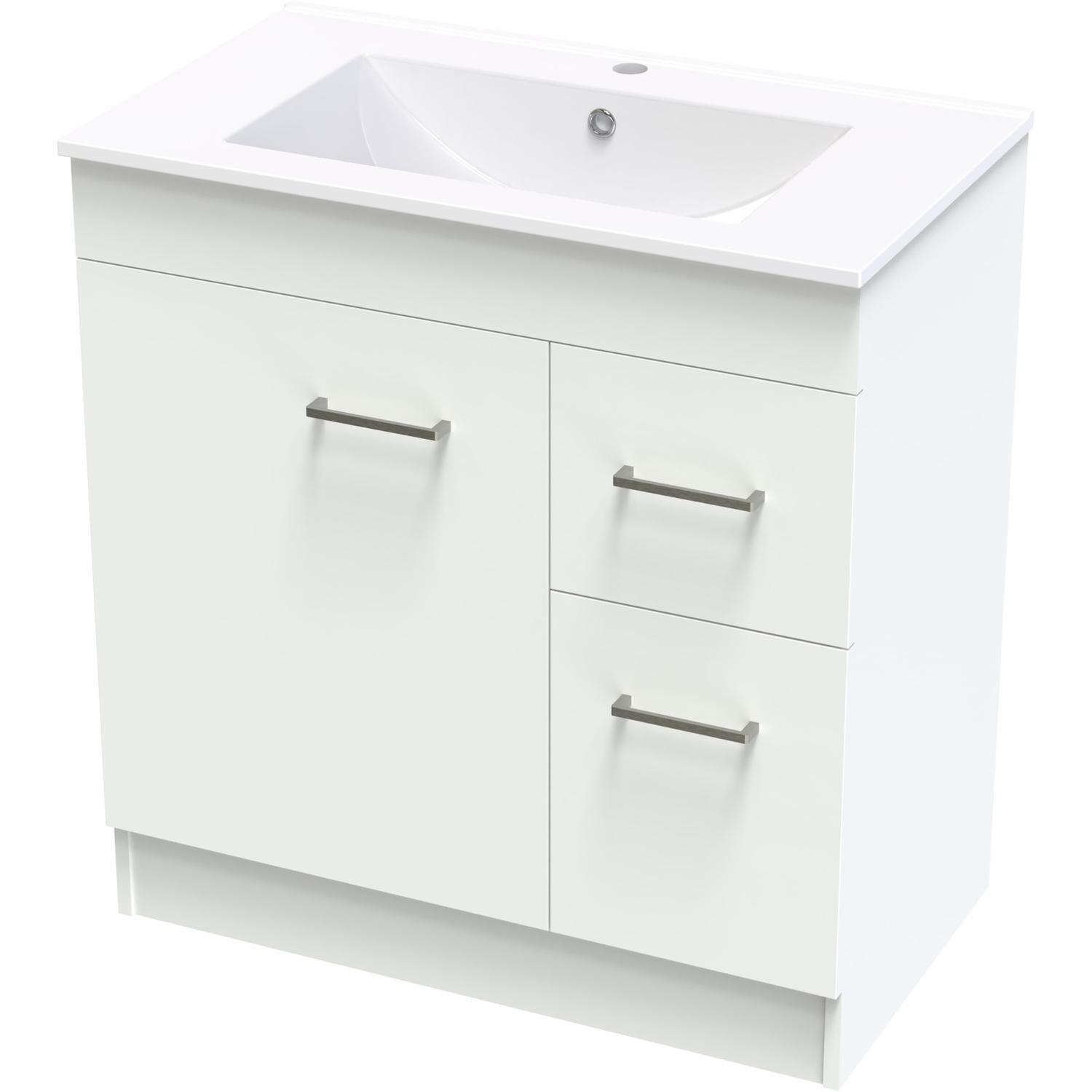 Classic Valley 800 Floor White Melamine