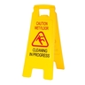 Wet Floor A Frame Signage 620mm Yellow