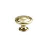 Selden Cabinet Knob 25 x 33mm Brushed Brass Finish