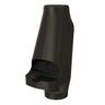 Curve Leaf and Debris Diverter 80mm FlaxBlack