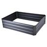Garden Planter Raised Bed L:1200mm x W: 900mm x H: 300mm Charcoal