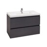 Valencia Wall-hung Vanity 900mm Scorched Oak