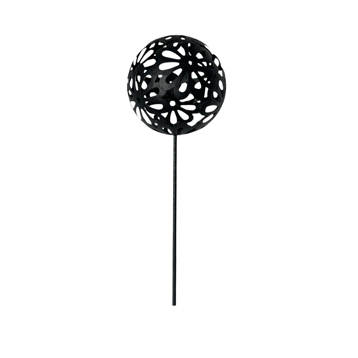 Floral Sphere Small Black