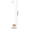 Celine Floor Lamp 150cm White