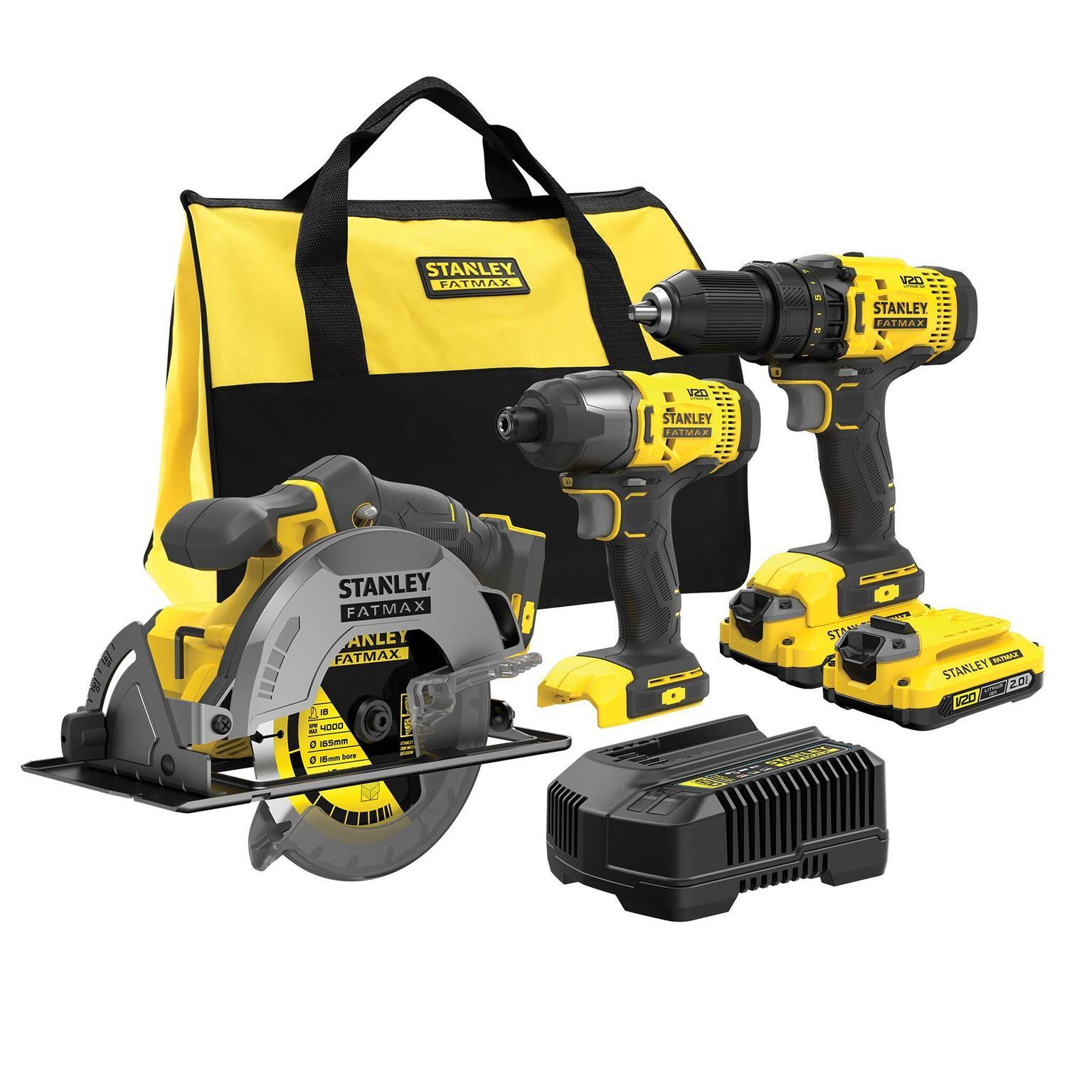 V20 18V Cordless 3-Piece Combo Kit 2.0Ah