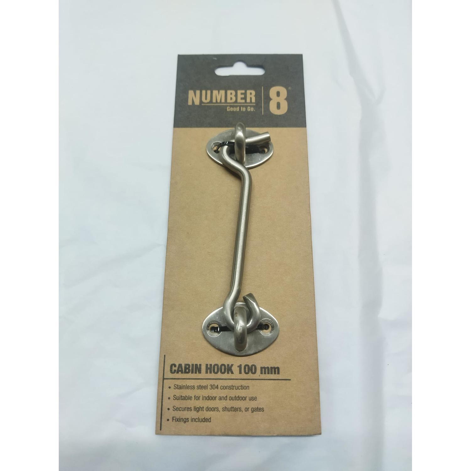 Cabin Hook 100 hook Stainless Steel 304