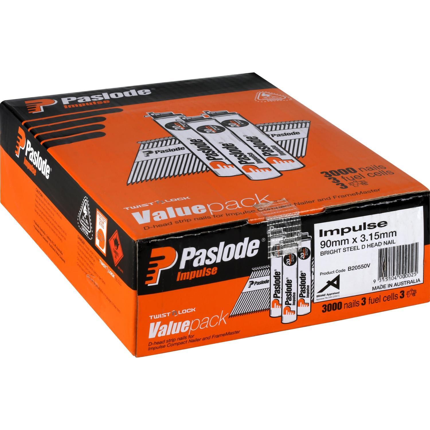Collated Nails Value Pack with Fuel Cells
