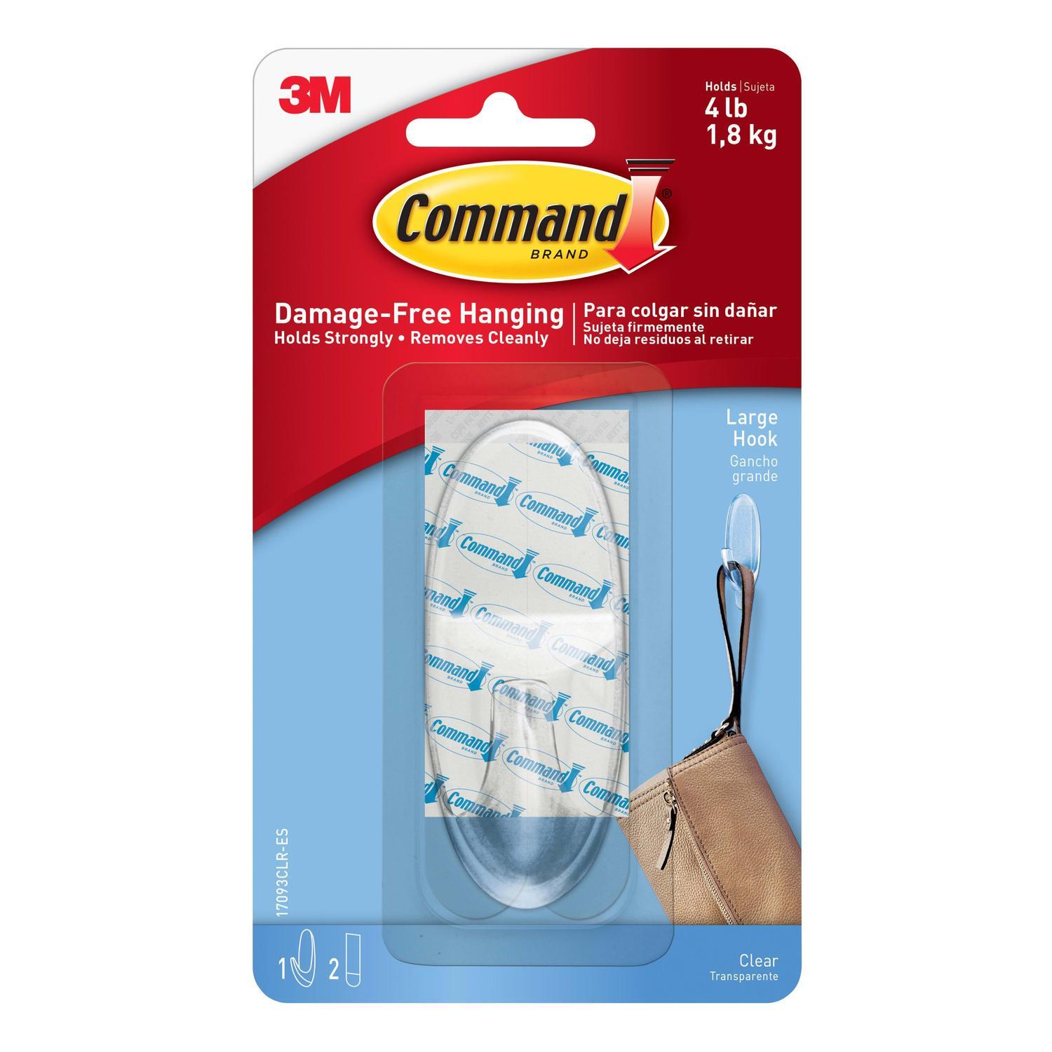 Hook with Clear Strips 17093CLRES