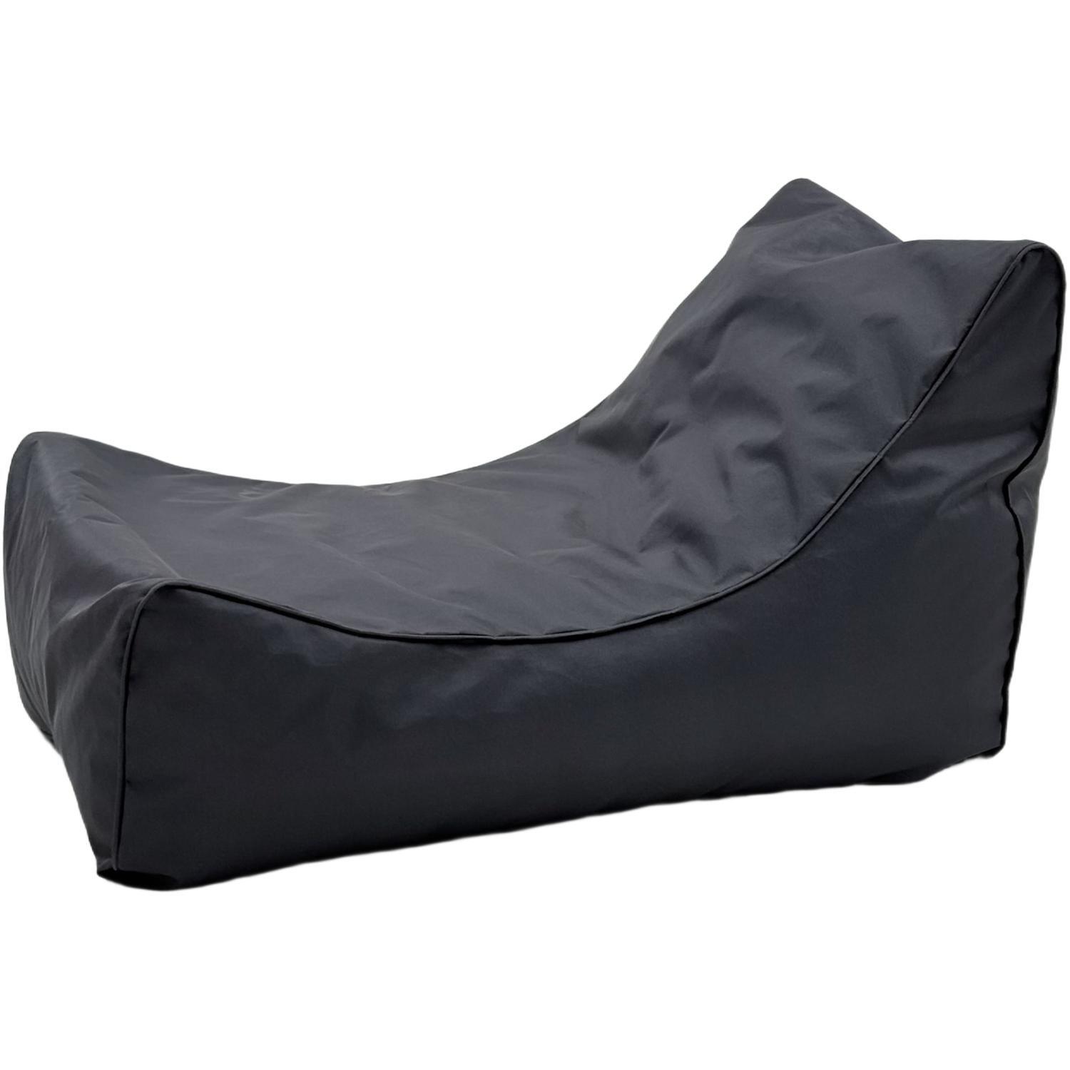 Outdoor Recliner Bean Bag Cover Black