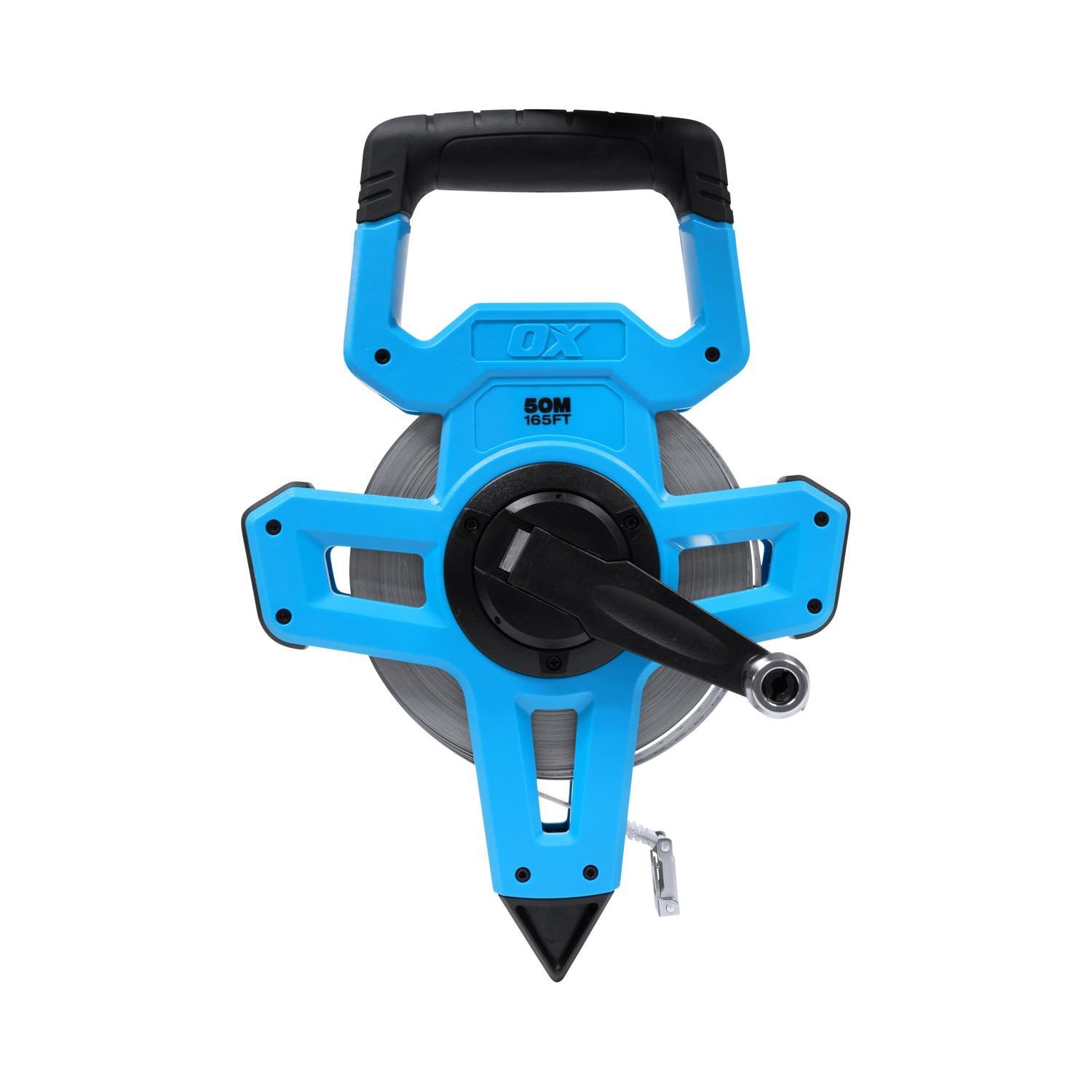 Open Reel Tape Measure 50m Blue