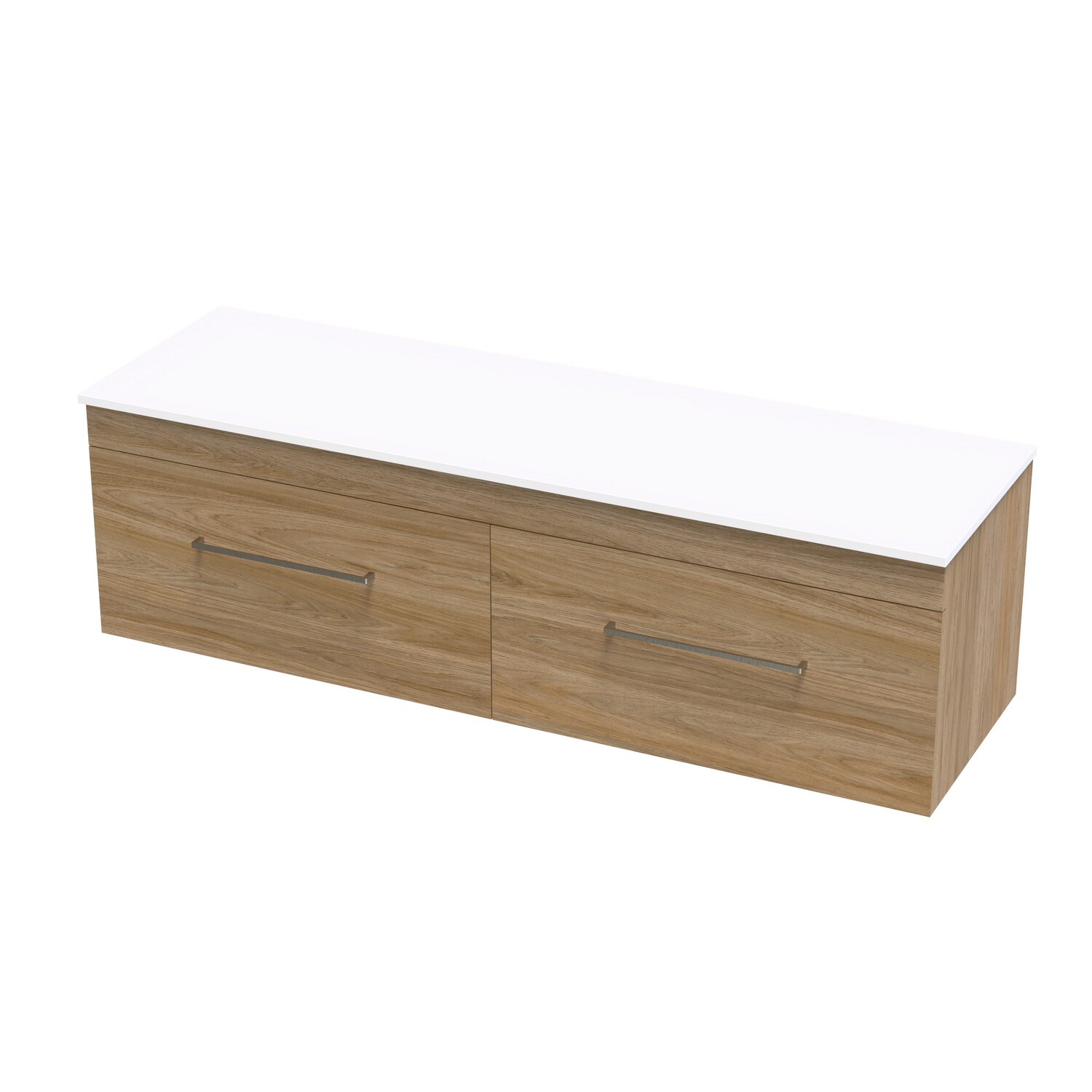 Cashmere Pro Single Drawer Double Bowl Wall Hung Vanity