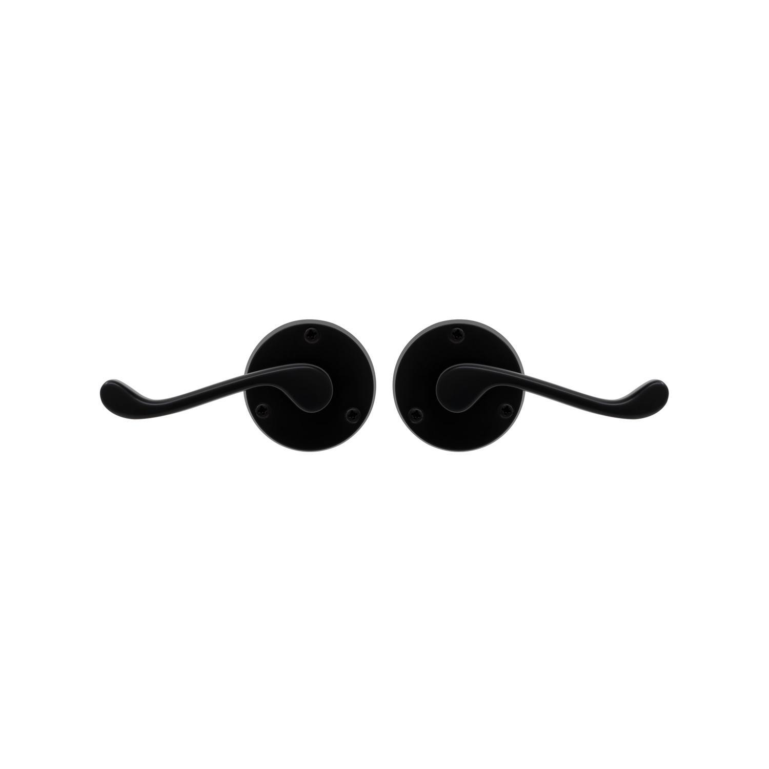 York Lever Set Matte Black