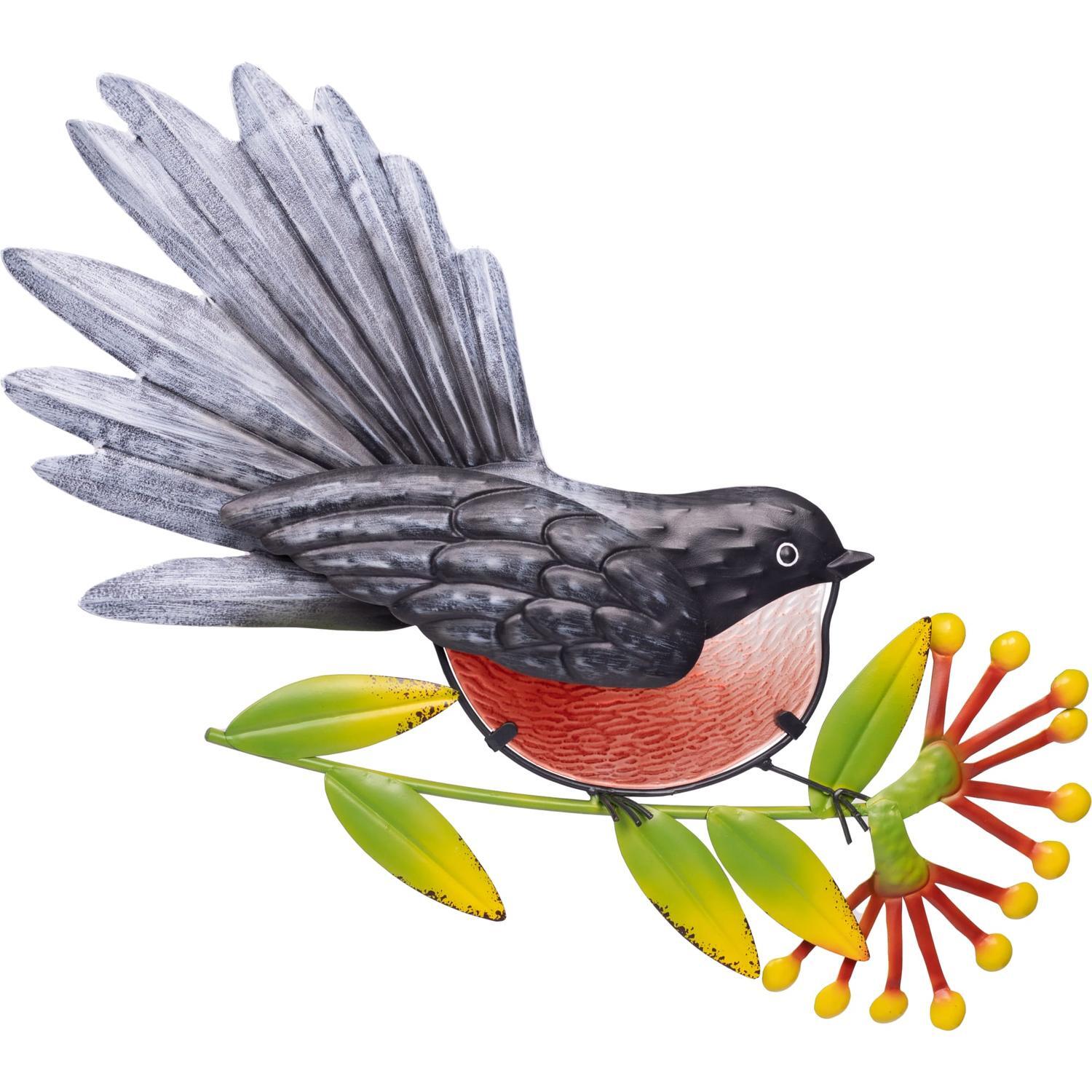 Wall Art Metal Glass Fantail