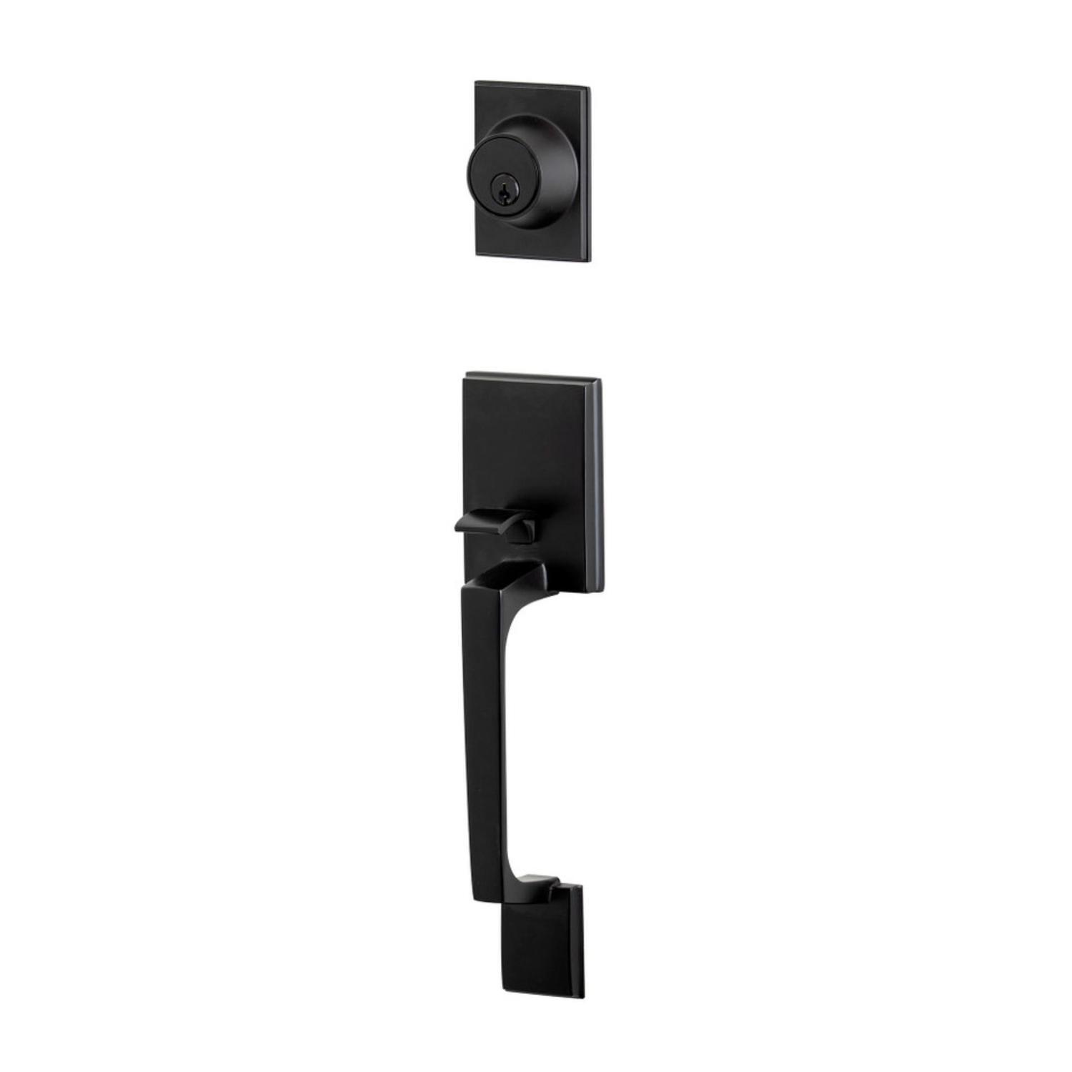Entrance Handle Set   Black
