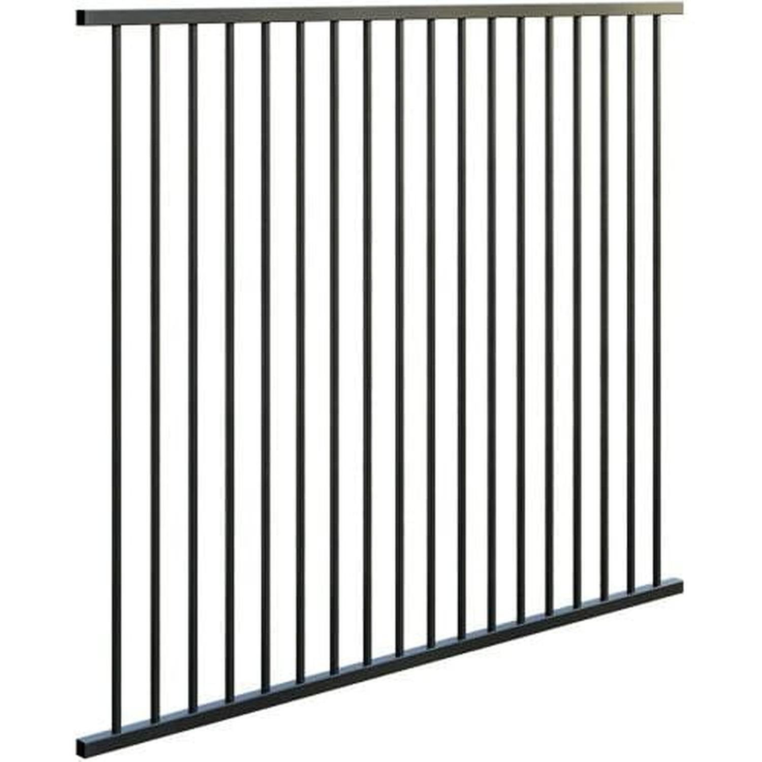 Nexus Fence Panel H: 1800mm, W: 2250mm Black
