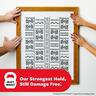 Picture Hanging Strip  Pack 4 Black