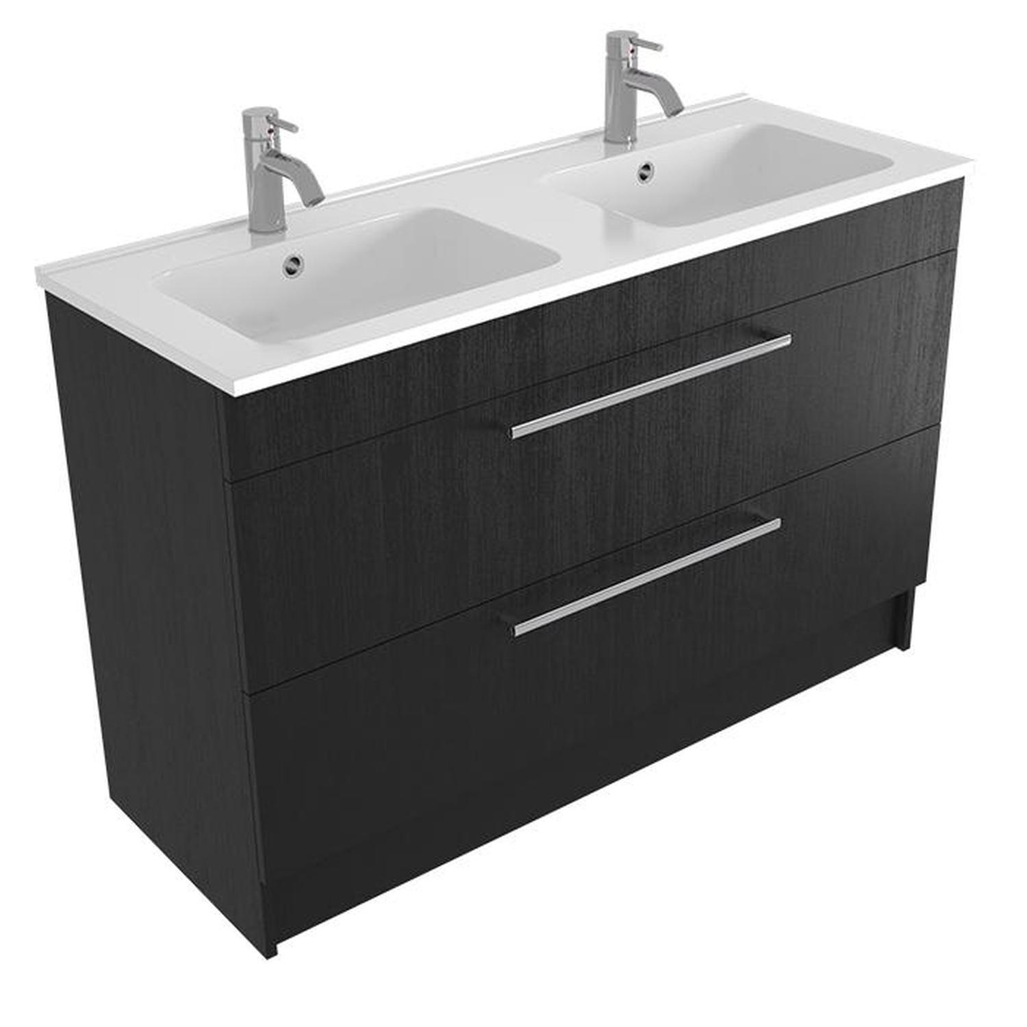 Floor Vanity 1200mm Black