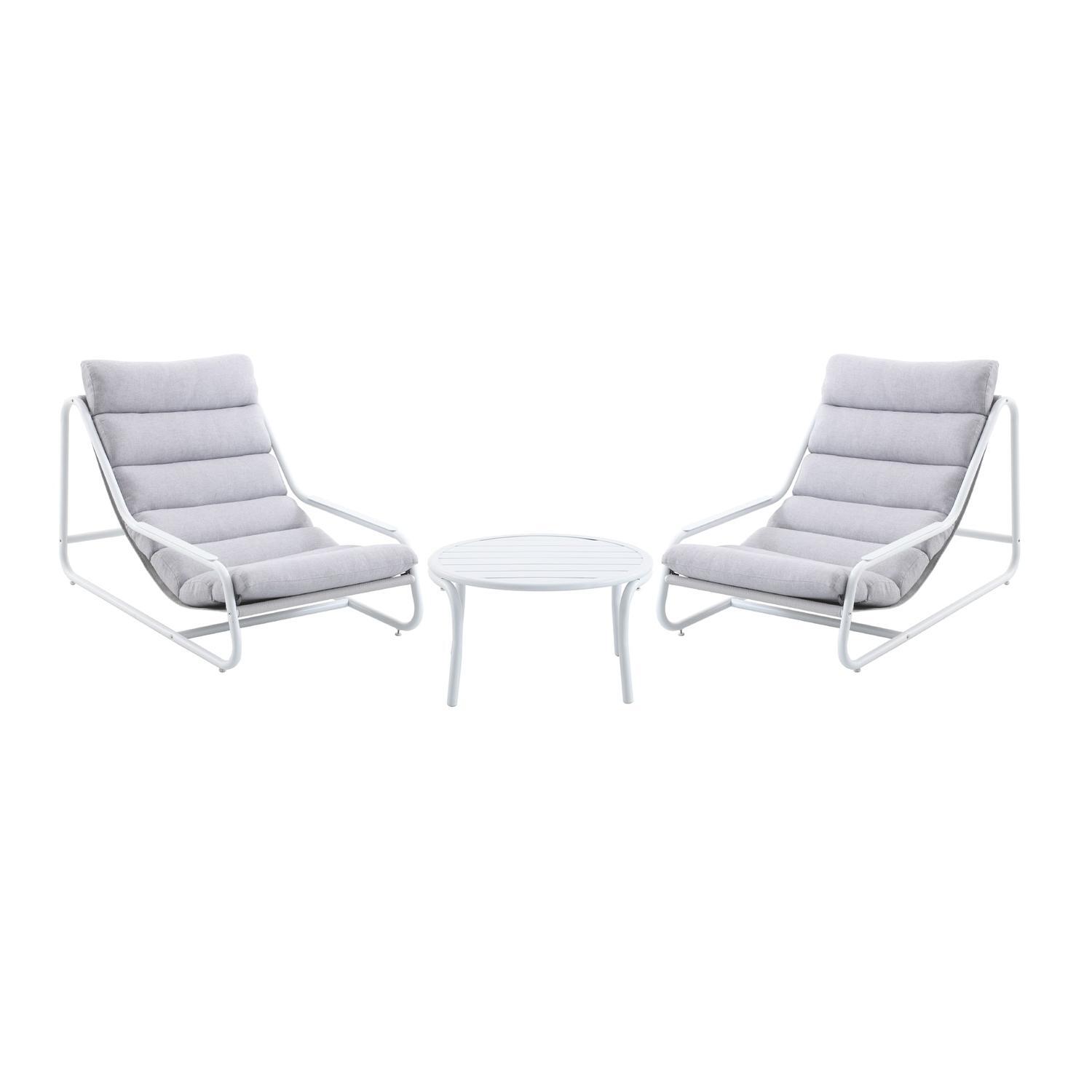 Lido 3 Piece Outdoor Occasional Setting