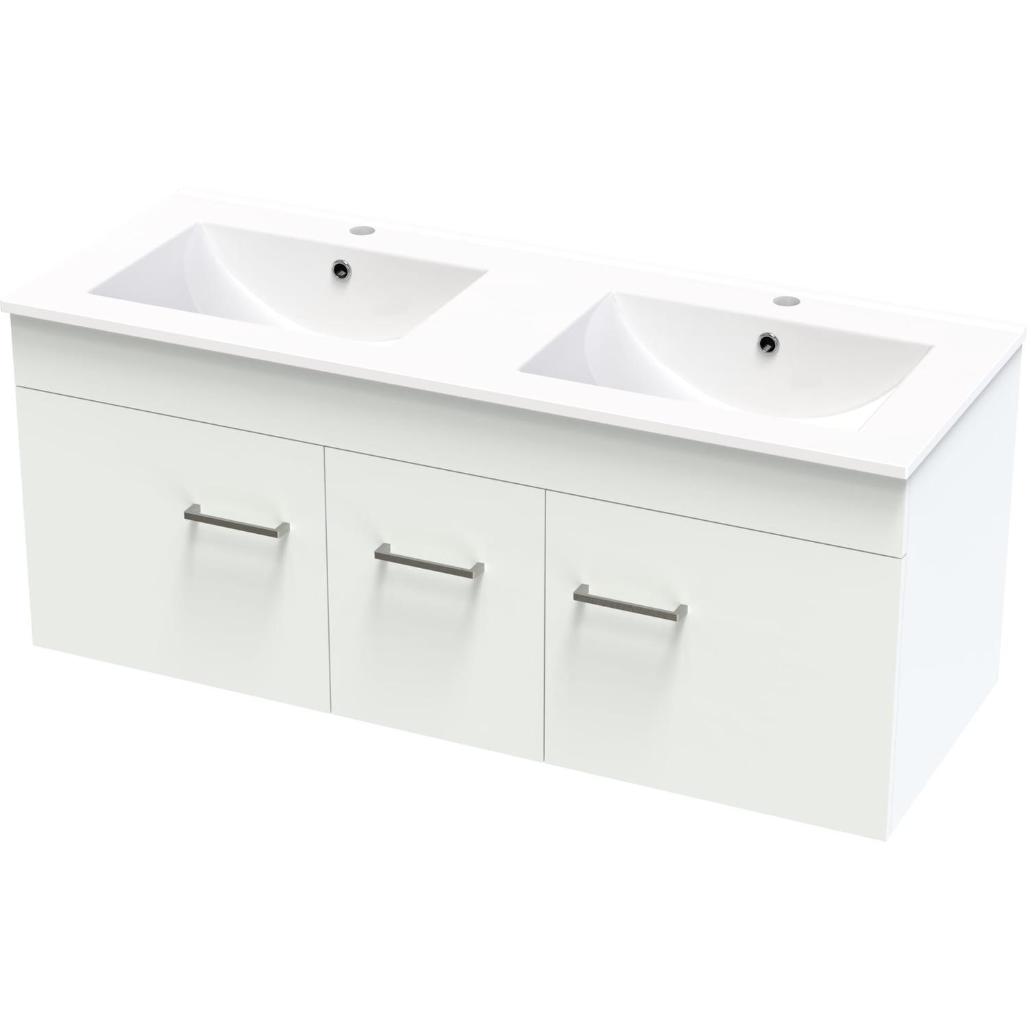 Classic Valley 1200 Db Wall White Melamine