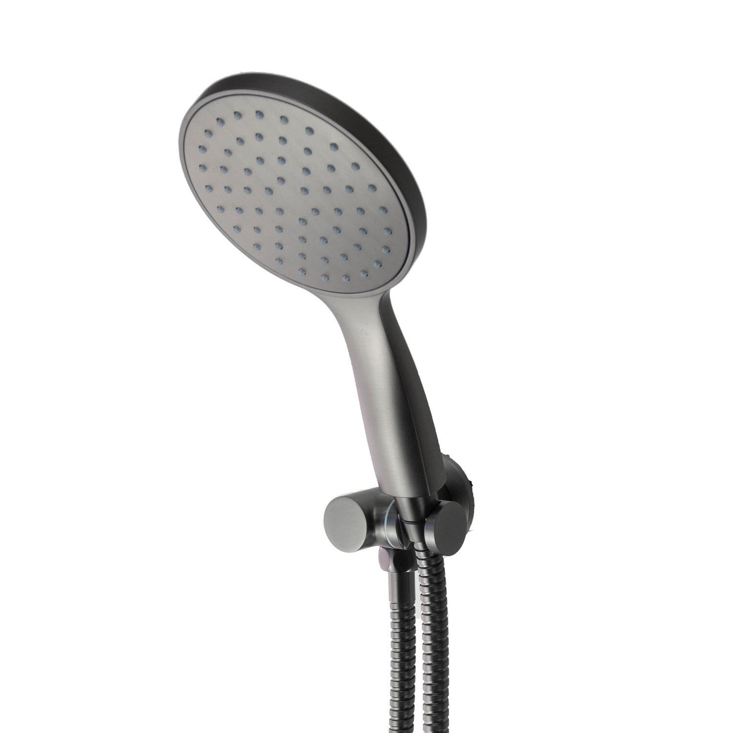 Shower Head Hose Holder Elbow Gun Metal
