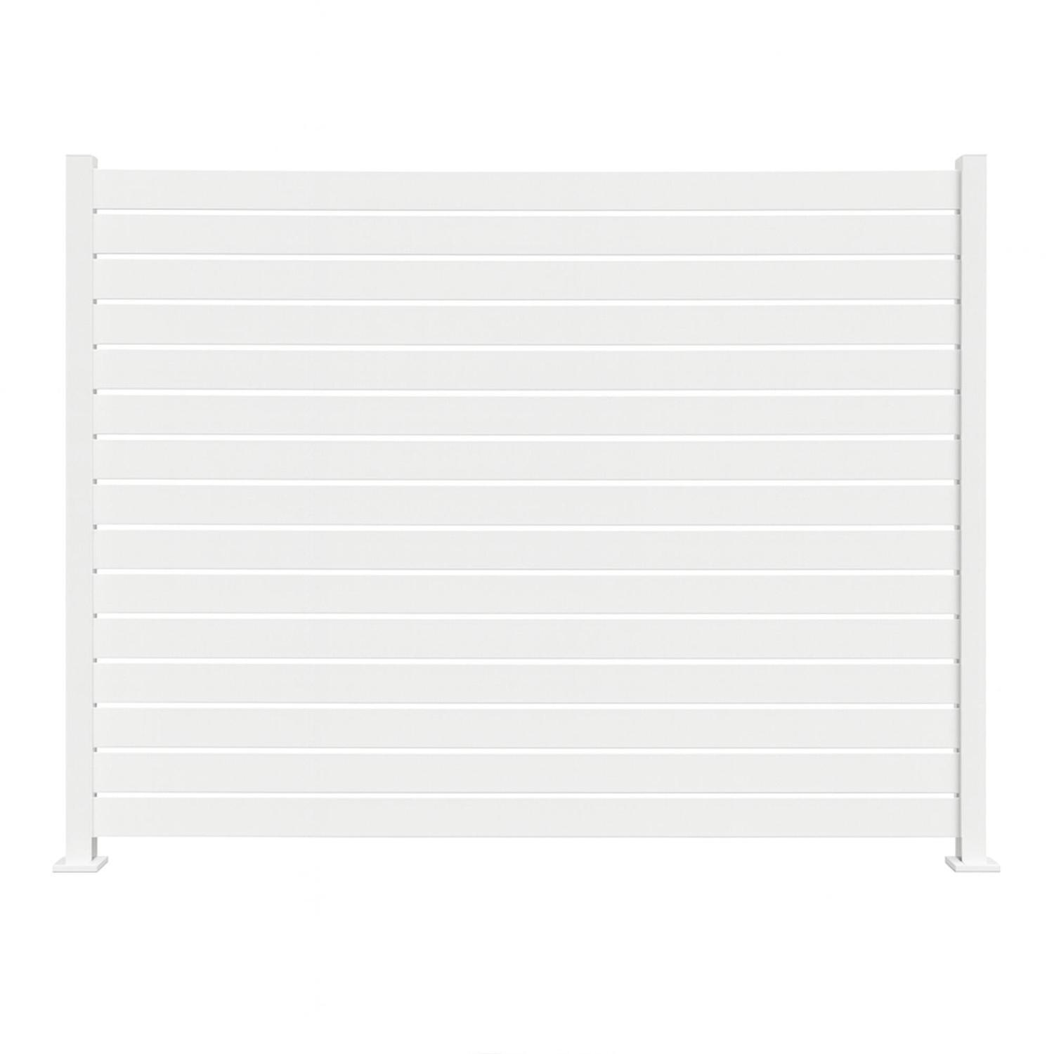 XPRESS Fence Aluminium Slat White 1800mm x 1200mm