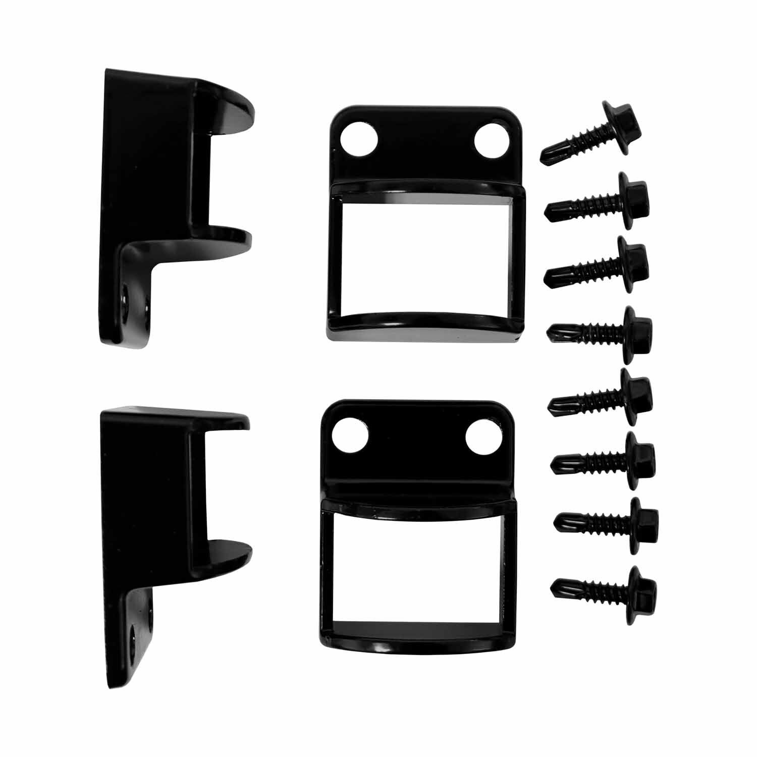 Aluminium Perimeter/Balustrade Bottom Rail Panel Bracket, Pack of 4