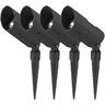 Solar Stake Spotlight 4 Pack
