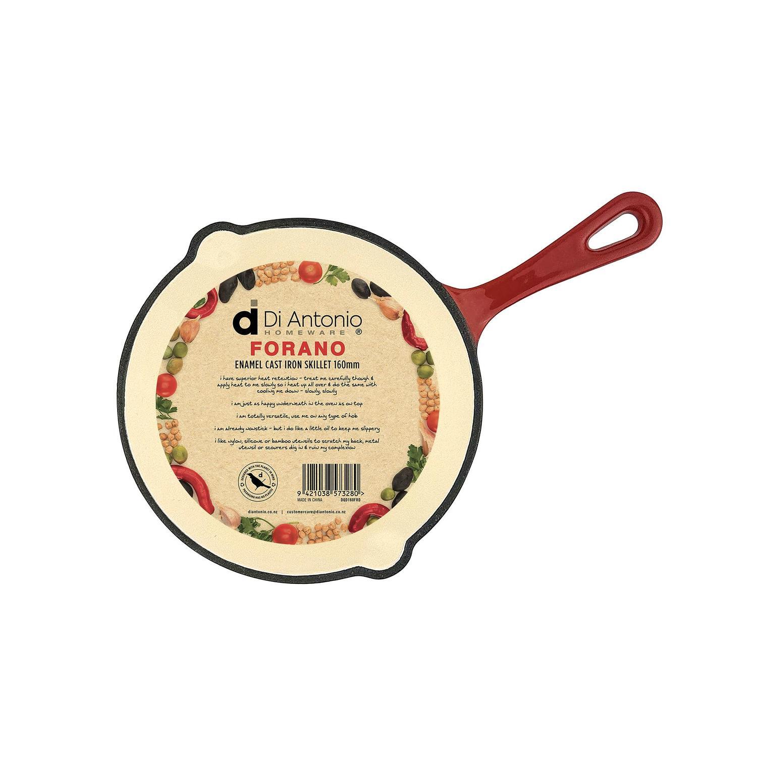 Skillet 160mm Red