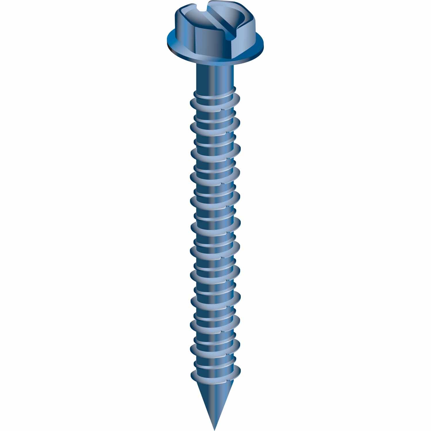 Concrete Screws Hex Head Pack Of 100