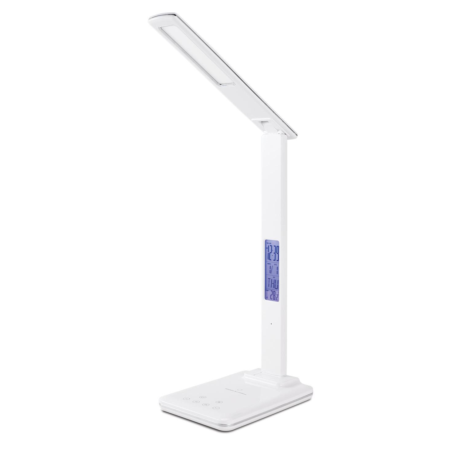 Flip Desk Lamp 15W Wireless Charging - White