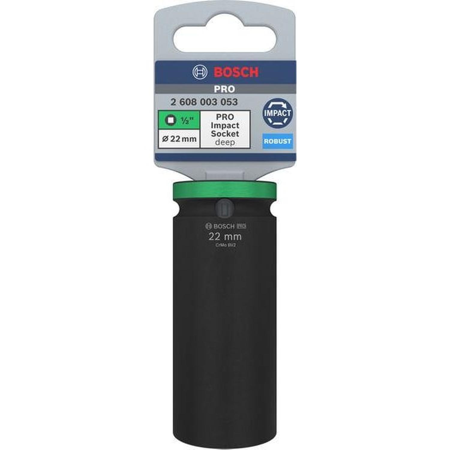 Impact Socket  1/2" 22 mm Deep