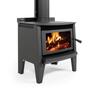Wee Curve DV 15kW Wood Fire and Standard Flue Kit