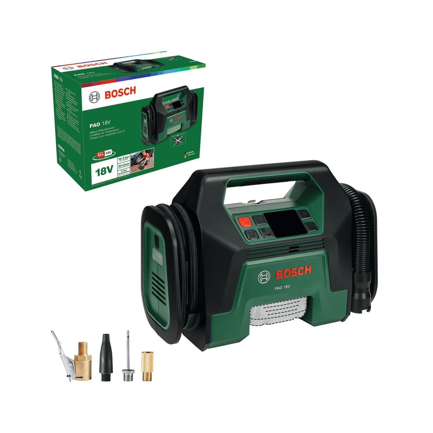 Bosch 18V Cordless Electric Air Pump Compressor Portable 20 PSI Without Battery (PAO 18V-20)