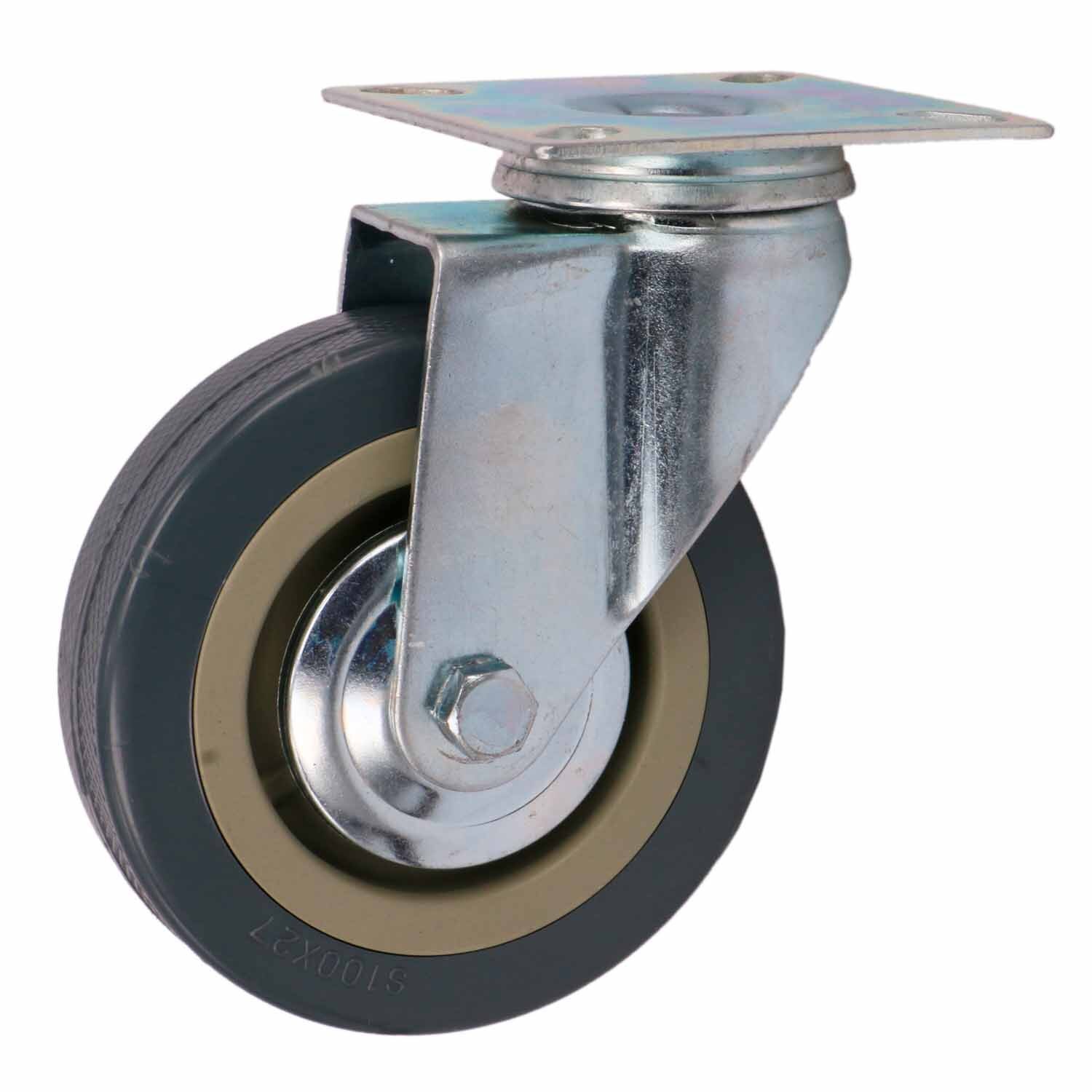 Rubber Swivel Castor
