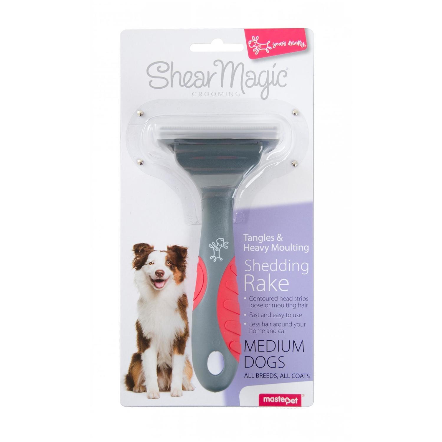 Dog Brush Shedding Rake Medium