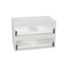 Wall Hung Vanity Cabinet 2 Drawer 750mm Arctic Ice