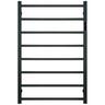8 Bar Heated Towel Rail Black