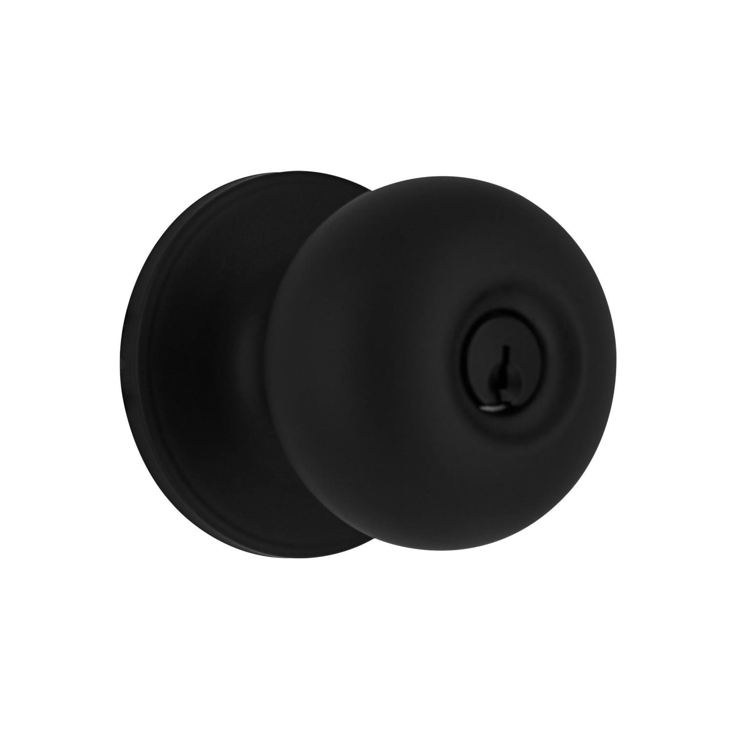 Entrance Knob Set Matte Black