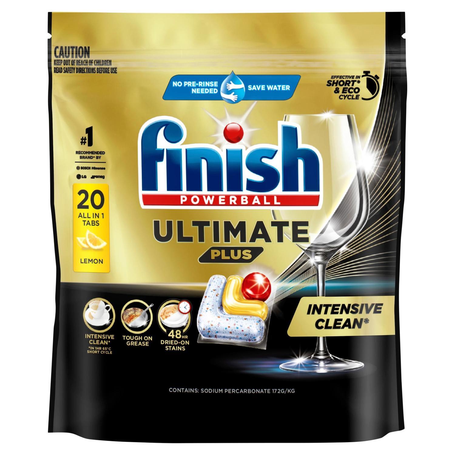 Ultimate Dishwashing Tablets Lemon 20 Pack