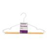Coat Hanger Wire / Wood White 3 Pack