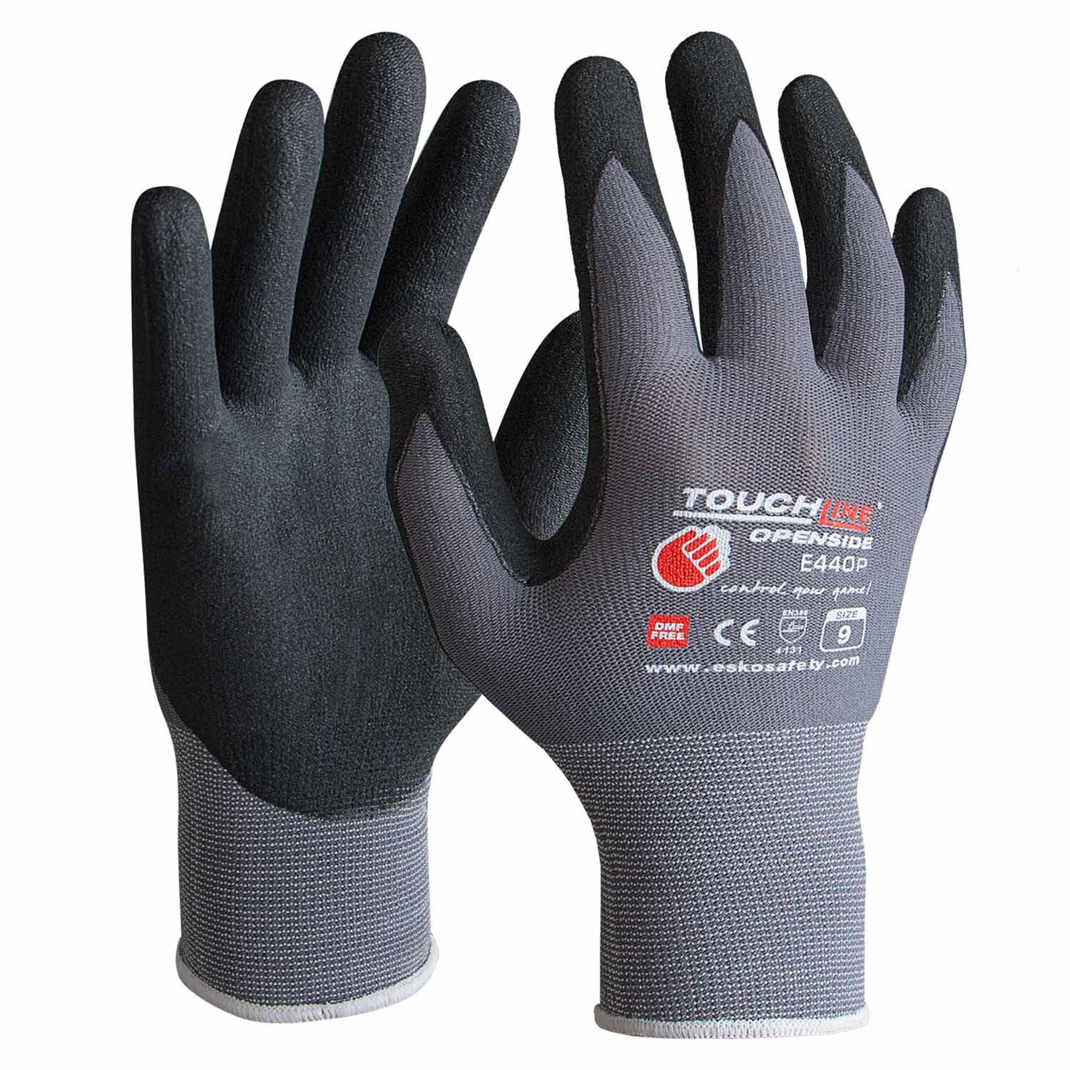 Touchline Nitrile Palm Coated Gloves