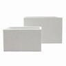 Terrazzo Trough Pot L White